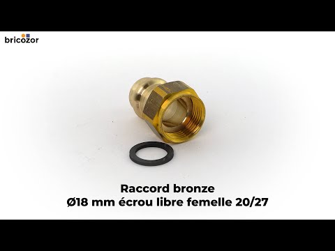 Raccord bronze à écrou libre femelle cuivre VIEGA