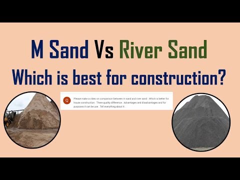 M Sand Vs River Sand