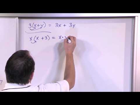 The Distributive Property in Algebra