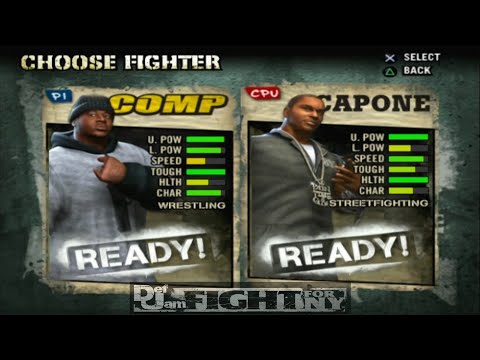 Def Jam Fight For NY | COMP vs CAPONE | 3 Matches | HARD! (PS3 1080p)