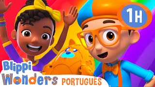 Vamos Pintar o Arco-íris! | 1 HORA DO BLIPPI! | Desenhos Animados Infantis em Português