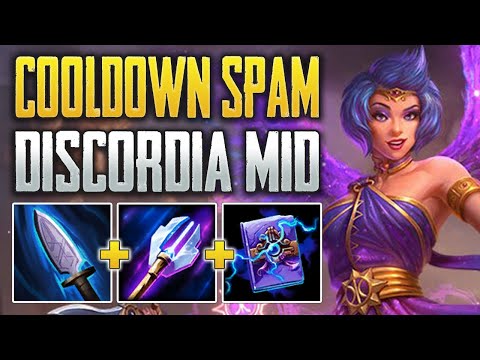 CONSTANT COMBOS! Discordia Mid Gameplay (SMITE Conquest A-Z)