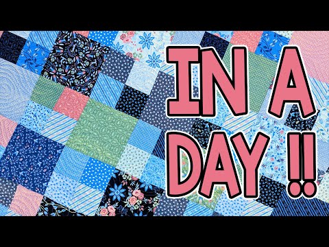 In A Day Quilt Pattern! | Snippet Four Patch | FREE |