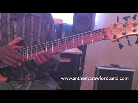 Anthony Crawford:  Bass Tapping Instruction / Exercises / Technique PT1