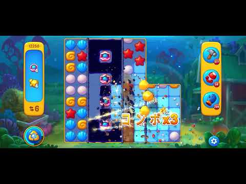 Fishdom level 12250 no boosters フィッシュダム ノーマル