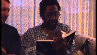 Sharing books and thoughts wit Son Seals