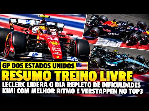 LECLERC LIDERA, HAMILTON COM DIFICULDADES, ANTONELLI COM MELHOR RITMO E VERSTAPPEN TOP3 | F1 2026