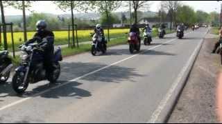 preview picture of video 'Sanchos Harz-Motorrad-Ausfahrt 1.Mai 2012'