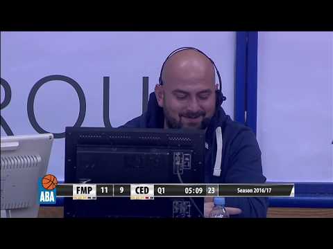 ABA Liga 2016/17, Round 13 match: FMP - Cedevita (11.12.2016)