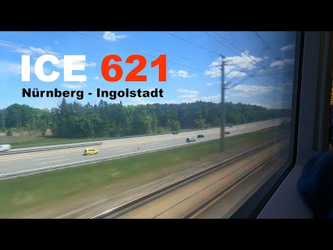 [300 km/h] ICE 3 Velaro D Mitfahrt SFS Nürnberg - Ingolstadt | ICE 621