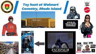 Toy hunt at Walmart in Coventry, RI! #FigureFever #toyhunting