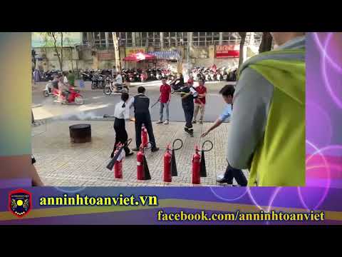 An Ninh Toàn Việt diễn tập phòng cháy chữa cháy 