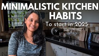 ESSENTIAL MINIMALISTIC KITCHEN HABITS that i practice | 6 simple Tips to start in 2026