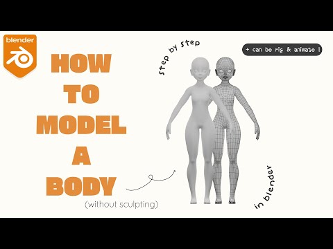 Modeling a body in Blender (WITHOUT SCULPTING)
