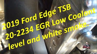 Exhaust Gas Recirculation EGR Leaking TSB 20 2234 Follow up video