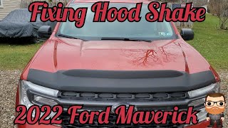 2022 Ford Maverick Hood Shake Fix #2022fordmaverick #theallnewfordmaverick #maverick