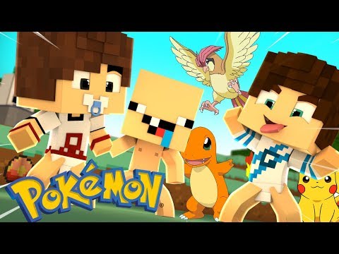 The babies had a Pokémon battle!!! - Minecraft