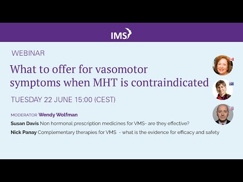 video:What to offer for vasomotor symptoms when MHT is contraindicated