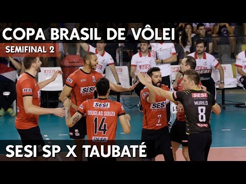 SESI-SP X TAUBATÉ | COPA BRASIL DE VÔLEI SEMIFINAL HD