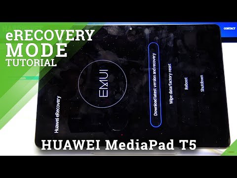 How to Open eRecovery Mode in HUAWEI MediaPad T5 - Solve System Problem by Recovery Mode