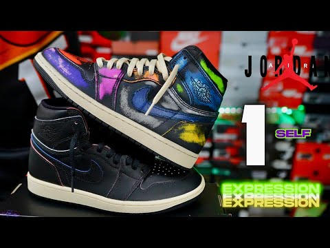 DID I RUIN THEM?? JORDAN 1 SELF EXPRESSION HOW TO CUSTOMIZE W/ REVIEW, ON FEET & LACE SWAP!!