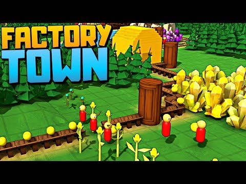 BUILDING SILOS TO MAKE MEGA PRODUCTION LINES - Factory Town Alpha - Factory Town Gameplay
