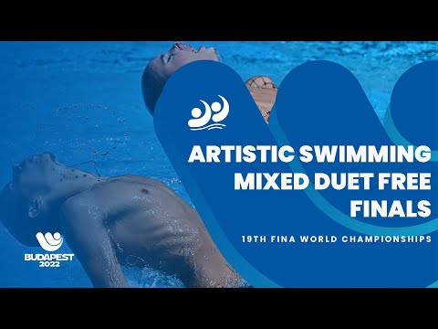 Artistic Swimming Mixed Duet Free Finals Full Event | FINA Budapest 2022