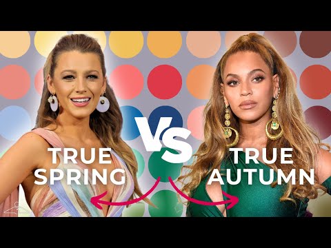True Autumn vs True Spring | Seasonal Color Analysis