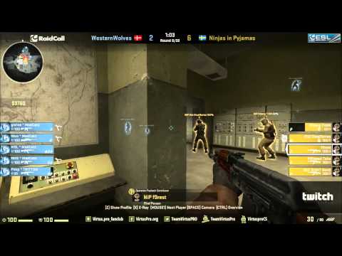 RaidCall EMS One Finals: NiP vs Western Wolves @ de_nuke