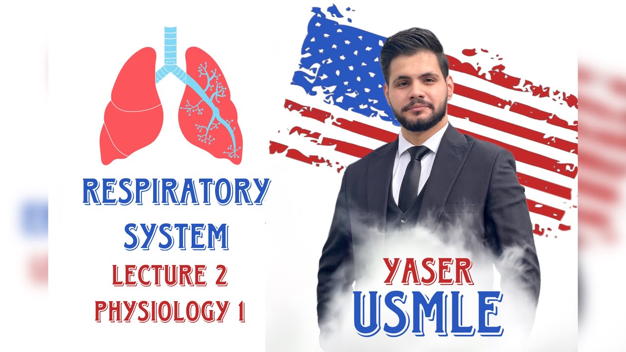 Respiratory Lecture 2 (Lung Volumes, Lung Pressures) USMLE Step1, Dr Yaser, د ياسر