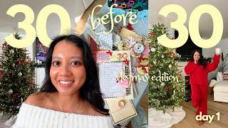 I'm turning 30 in 30 days: Vlogmas Edition🎄📷 // Day 1 - day in my life, 30 before 30 list