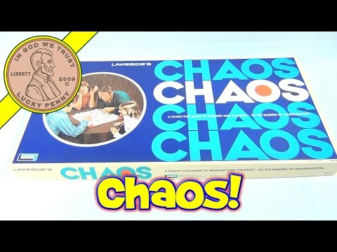 Chaos Memory Board Game Lakeside Games #8319 1971