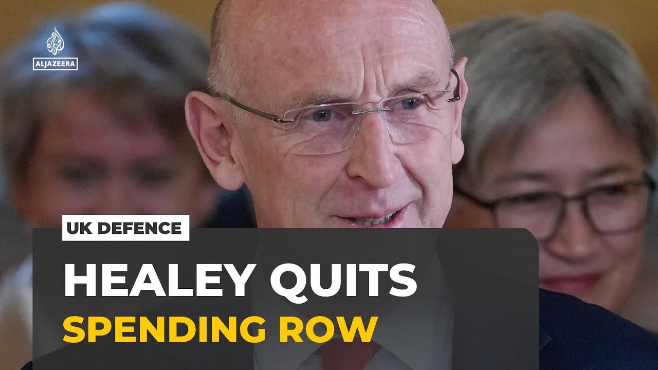 UK defence secretary resigns: Healey quits over disagreement on military spending