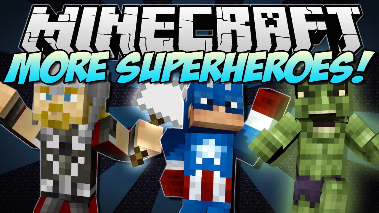 Minecraft Mehr Superhelden Thor Hulk Captain America Mehr Mod Showcase 1 5 2 Vtomb