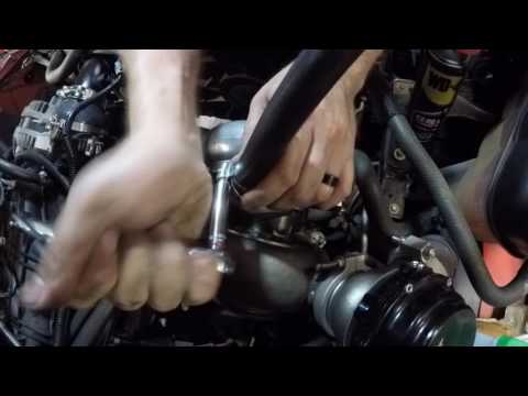 jaimie turbo truck oil feed and drain work