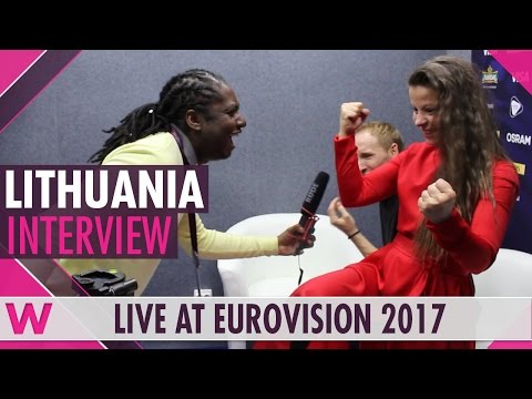 Fusedmarc (Lithuania) interview @ Eurovision 2017 | wiwibloggs