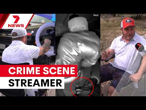 YouTuber quits construction to live stream crime scenes full-time | 7NEWS