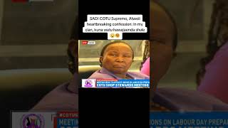 Download lagu VERY SAD!😲😢 COTU Supremo, Atwoli heartbreaking confession #Cotu #francisatwoli #western mp3