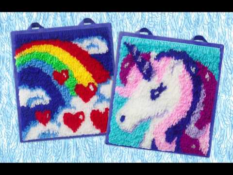 LatchKits™ Unicorn Latch Hook Kit
