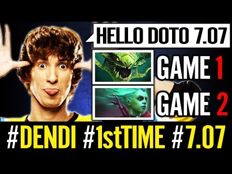 Hello 7.07! DENDI is BACK to TEST 7.07 META- Viper and DP Carry Game Dota 2