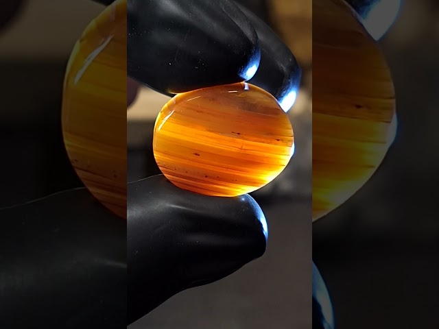 حجر عقيق كلر باند طبيعي