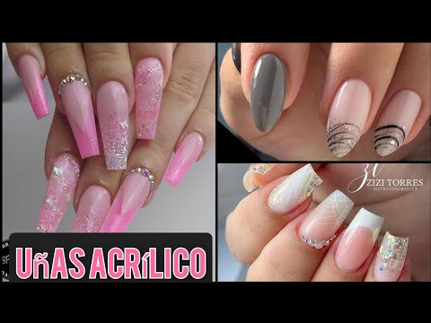 DISEÑOS DE UÑAS ACRÍLICO Y GEL 2021💅 NAILS ACRYLIC #uñasacrilico #diseños #PRIMAVERA2022