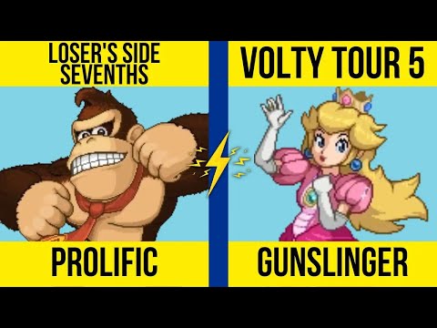 Prolific (DK) vs. gunslinger (Peach) - SSF2 Loser's Sevenths - Volty Tour 5
