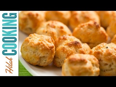 How to Make Gougères (Cheese Puffs) | Hilah Cooking