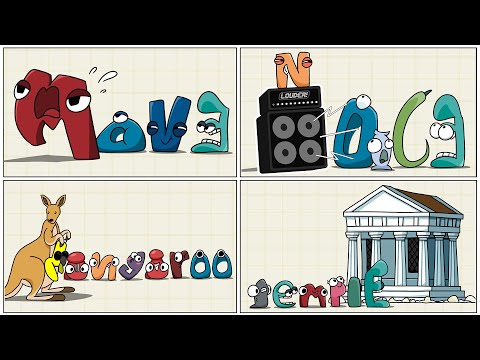 Alphabet Lore PARODY COMPILATION / Alphabet Lore animation @Mike Salcedo