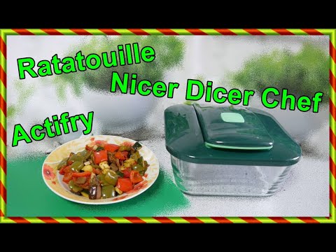 VEGGIE Ratatouille Rezept Nicer Dicer & Actifry 2in1 SoFie Haushalt Un-/Perfekt