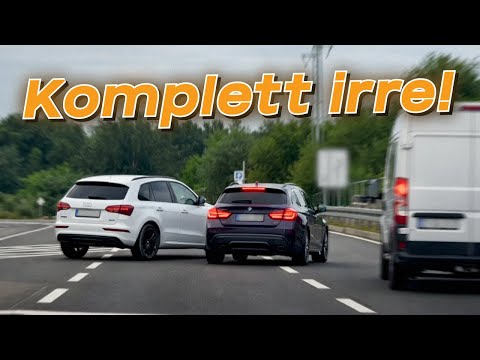 Car sinks, cyclist knocks over pedestrian & crazy rescue! | #GERMAN #DASHCAM | #341