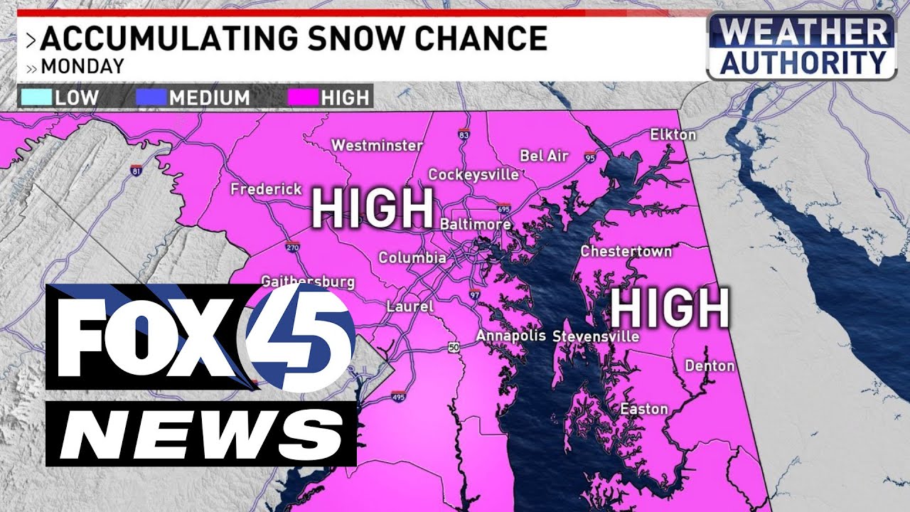 WINTER WEATHER ALERT: Two Winter Systems to Impact MD