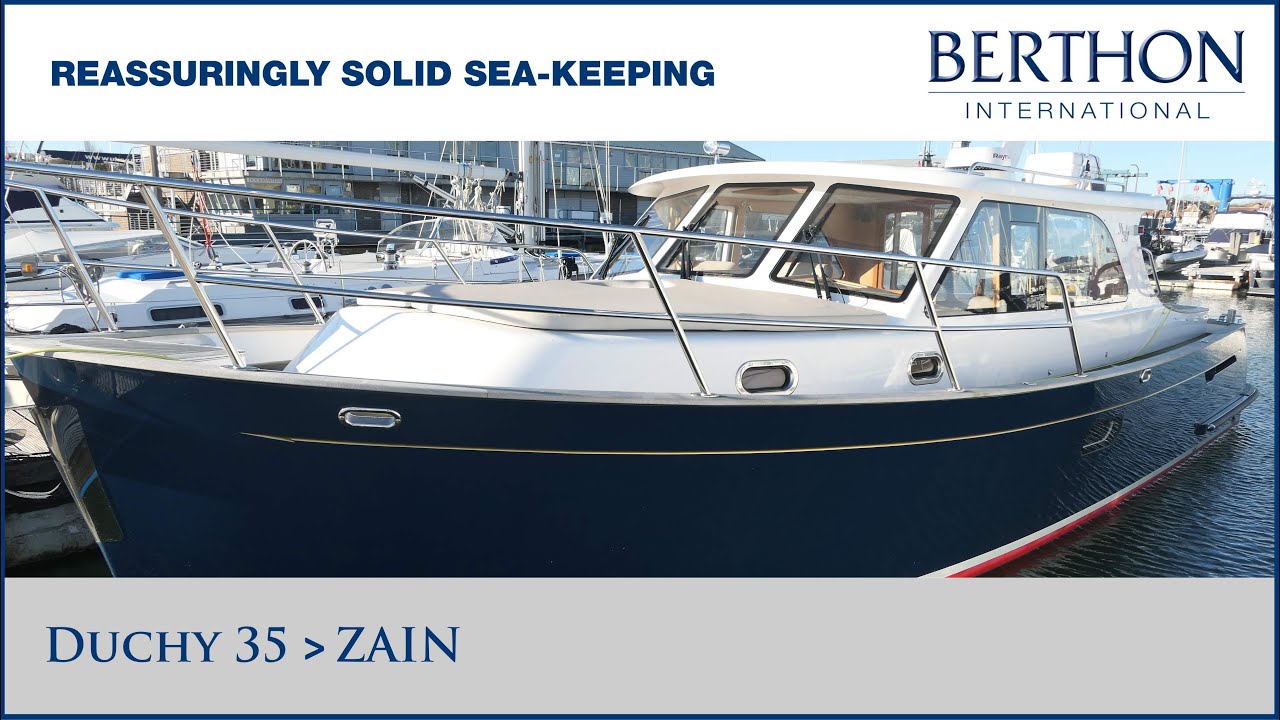 Duchy 35 (ZAIN) with Hugh Rayner - Yacht for Sale - Reassuringly Solid Sea-Keeping