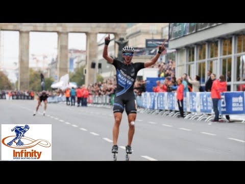 BERLIN INLINE MARATHON 42KM WORLD RECORD || BART SWINGS #sports#inlinespeedskating#olympics#skating